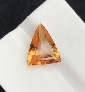 5.10 Carats Top Quality Beautiful Imperial Color Topaz Cut Stone Luster Qty Pc - Picture 1 of 3