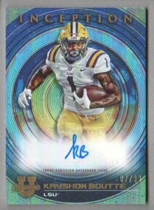 2022-23 Bowman Inception Unv Multisport Blue Foil BIAKBE Kayshon Boutte Auto /99 - Picture 1 of 2
