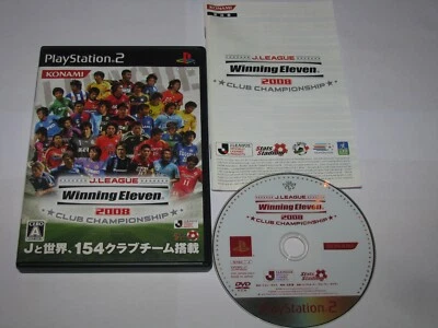 J.League Winning Eleven 2008 Club Championship PS2 Japan import US Seller - Image 1 of 4