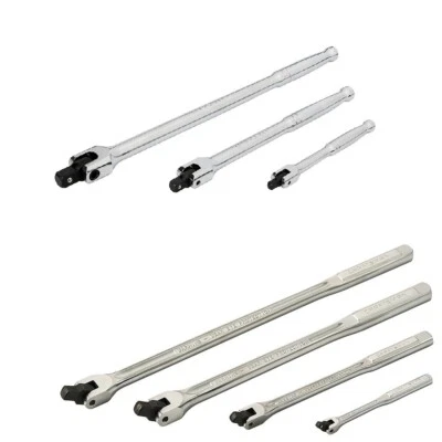 CRAFTSMAN 1/4" 3/8" 1/2" Drive Flex Breaker Bar Long Socket Wrench Stainless 180 - Image 1 of 4