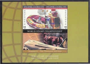 SINGAPORE 2003 GLOBAL CITY (COMMUNICATION & TECHNOLOGY) S'PORE AIRLINES S/SHEET - Picture 1 of 1