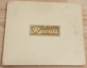 Antique White LP Record Album with Gold Inlay Printing - Picture 1 of 6