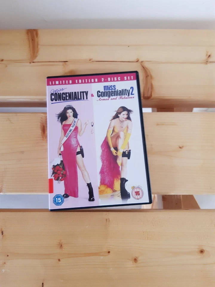 Miss Congeniality 1 and 2 DVD (2005) Sandra Bullock, Petrie (DIR) cert 15 2 - Image 1 of 1