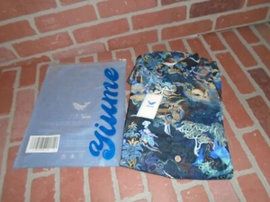 YIUME ALOHA MENS FLORAL LONGSLEEVE BUTTON SHIRT SIZE 2XL NEW W/TAG IN PACKAGE - Picture 1 of 3