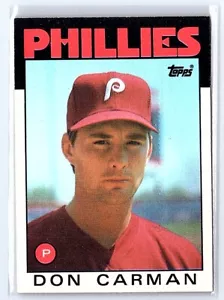 Don Carman - CENTERED & SHARP CORNERS - 1986 Topps #532- ROOKIE CARD - Picture 1 of 2