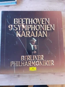 Beethoven 9 Symphonien Berliner Philharmoniker Karajan 8 LP Box - Bild 1 von 5
