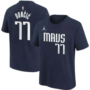 [9Y2B7HDC4-MAVDL] YOUTH NIKE NBA MAVERICKS 'DONCIC 77' 22 STATEMENT N&N T-SHIRT - Picture 1 of 3