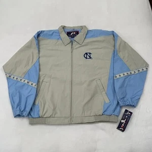 Vintage UNC University North Carolina Tar Heels ProPlayer Full Zip Jacket Sz 2XL - Picture 1 of 12