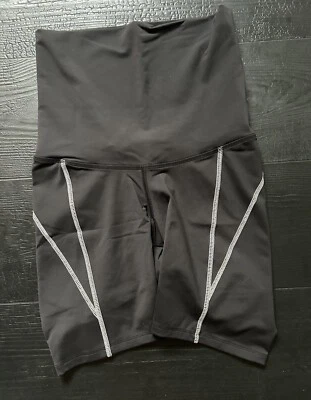 Reebok Women’s Maternity Activewear Short Black UK Size S BNWT RRP £38 — 第 1/4 张图片