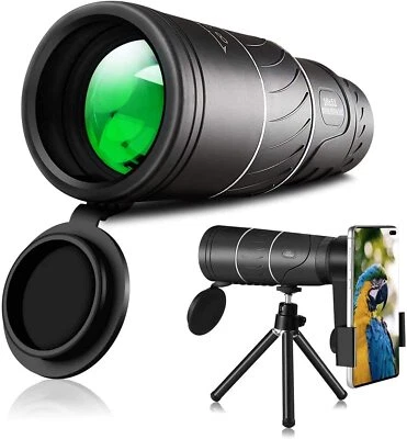 40X60 Monocular Binoculars BAK4 Prism Telescope Night Vision High Power Hunting - Image 1 of 4