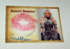2021 Collectors Expo Model Scarlett Bordeaux Autographed Kiss Card