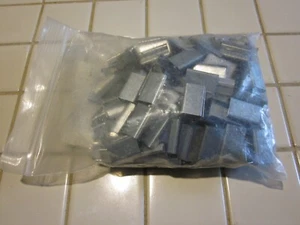 1/2"W x 1"L Strapping Clip Seals Snap- On Open Steel for Banding 250 pcs. New - Picture 1 of 6