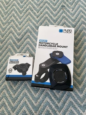 Quad Lock Motorcycle Handlebar Mount Pro - Black (QLM-HBR-PRO) - Image 1 of 4