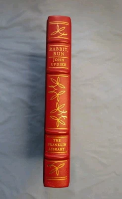 NEAR FINE! Signed 1977 Rabbit, Run by JOHN UPDIKE Franklin Library LEATHER Red - Image 1 of 4