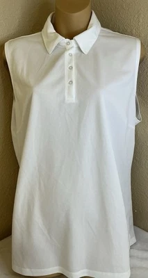 Lady Hagen Polo Shirt Women Size XL Golf Sleeveless Athleisure Tennis Sports NEW - Image 1 of 4