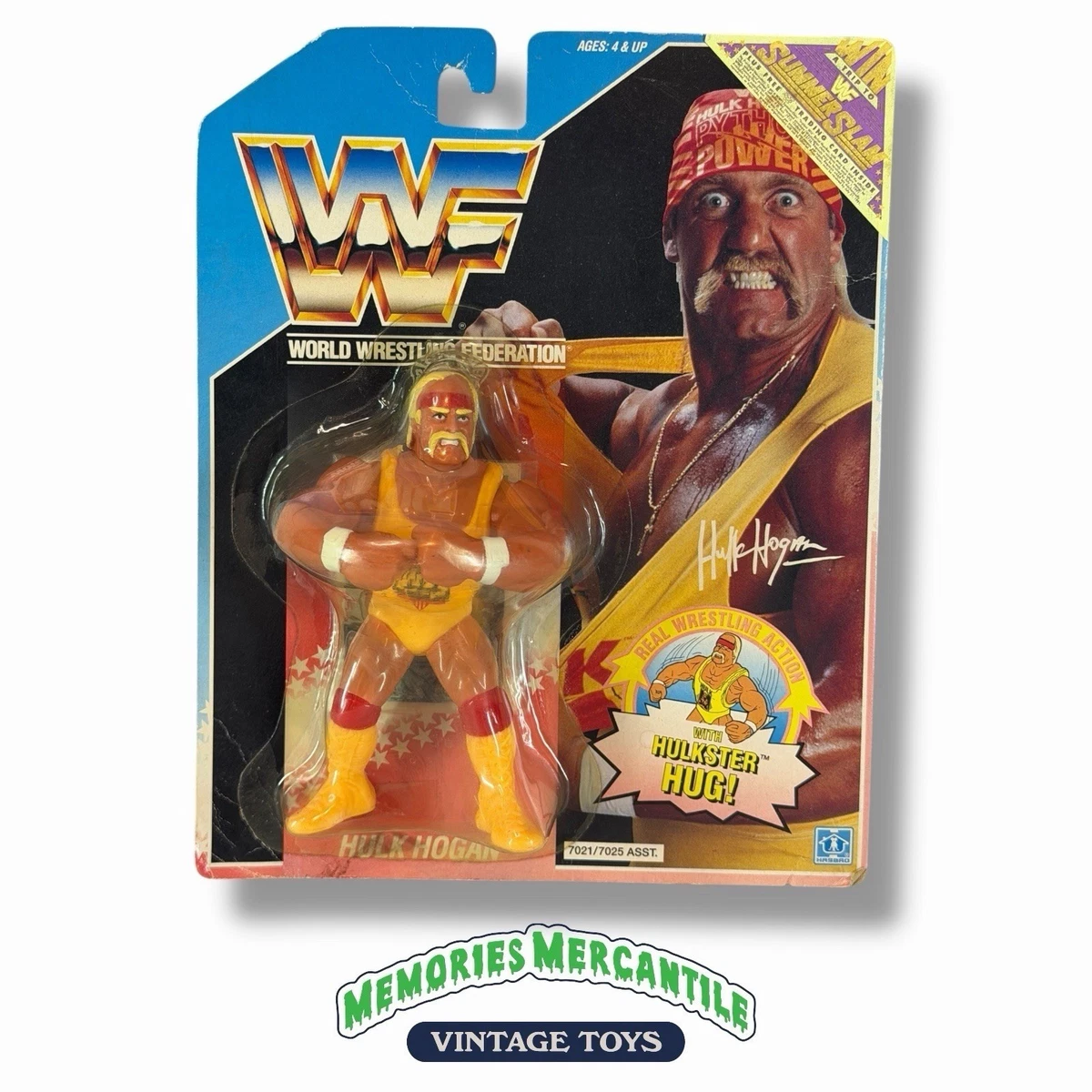 Sports 1990 Year Manufactured Action Figures Hulk Hogan for sale