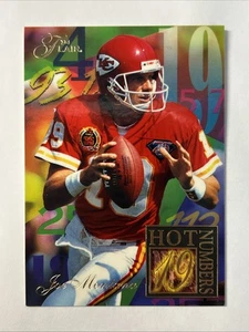 JOE MONTANA Hot Numbers 1994 Fleer Flair Football #8 HOF NFL Kansas City Chiefs - Picture 1 of 2