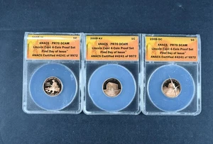 2009 ANACS PR70 DCAM Proof Lincoln 1c Penny Uncirculated Coins US Mint - Picture 1 of 2
