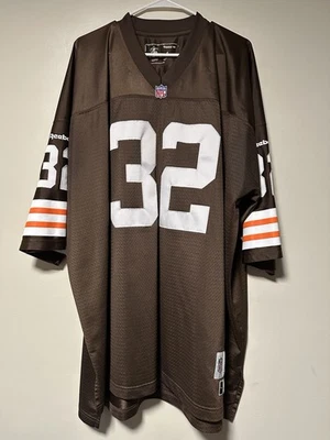 Camiseta Reebok Retro Jim Brown Cleveland Browns Talla 4XL Foto 1 de 4