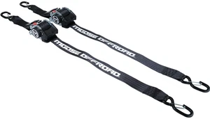 NEW MOOSE OFFROAD 39200537 Retractable Ratcheting Straps - 2" x 10' - Black - Bild 1 von 1