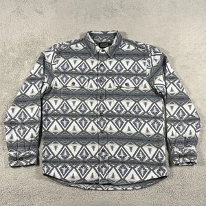 Pendleton Shirt Mens Large Flannel Beach Shack Aztec Western Button Up Light - Picture 1 of 12