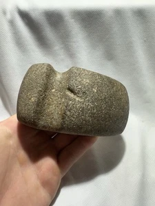 Native American 3/4 Grooved Axe Stone Axe Arrowhead Artifact - Picture 1 of 6