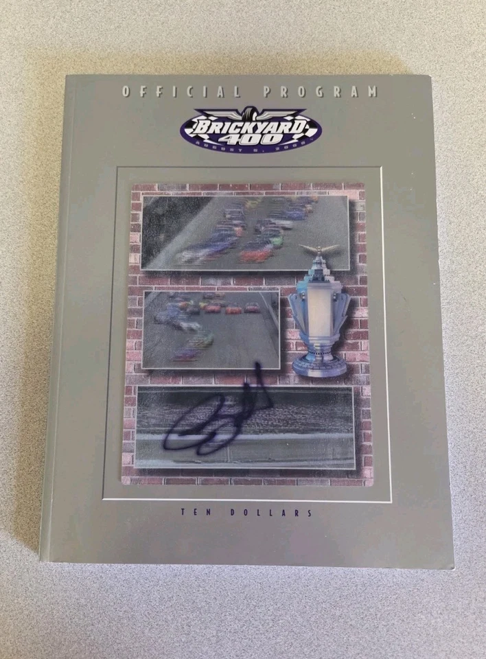 Bobby Labonte Firmado Autografiado 2000 Brickyard 400 Programa NASCAR   Foto 1 de 1