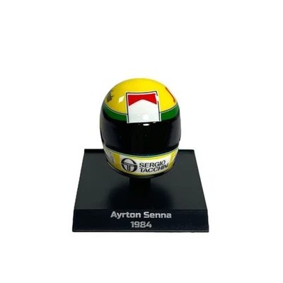 Mini Helmet Minichamps 1/10 Ayrton Senna 1984 - Immagine 1 di 4
