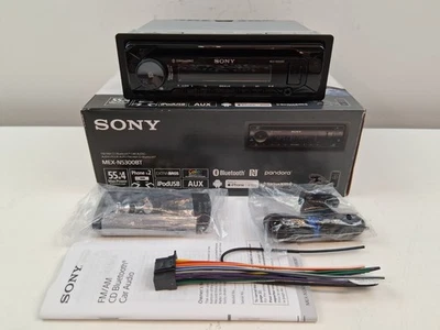 Receptor de CD Sony MEX-N5300BT con Bluetooth, listo para radio SAT, USB y entradas AUX Foto 1 de 4