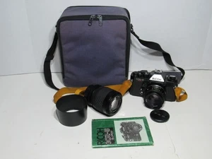 Ricoh KR-5 Super 35mm SLR Film Camera with Vivitar & Sigma UC Zoom Lens 70-210mm - Picture 1 of 14