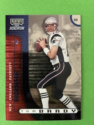 Tarjeta de novato Playoff Momentum Tom Brady 2000!!! 380/750 Foto 1 de 4