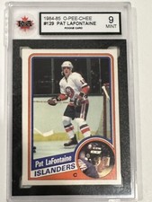 1984-85 O-Pee-Chee Pat LaFontaine #129 KSA 9 MINT Rookie RC HOF
