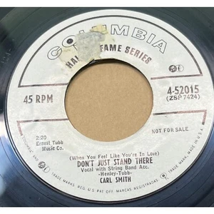 Carl Smith Don't Just Stand There / Orchid Means Goodbye 45 Country Promo - Picture 1 of 4