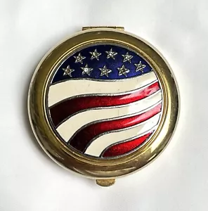 Estee Lauder Solid Perfume Powder Compact - "America the Beautiful" - Picture 1 of 4