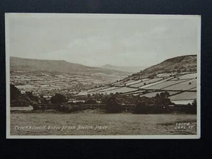 Wales Cymru Breconshire CRICKHOWELL view from BWLCH PASS - Old Postcard by Frith - Picture 1 of 2