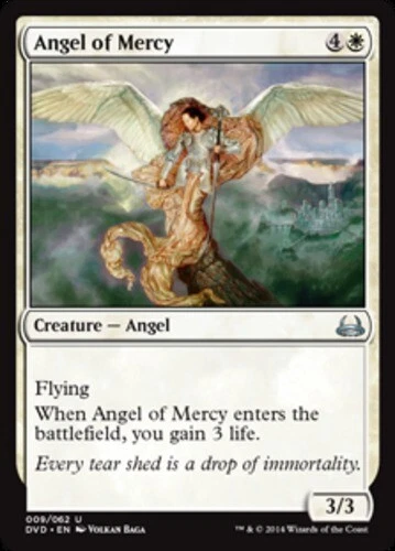 Angel of Mercy ~ Moderately Played Duel Decks: Anthology MTG Magic UltimateMTG W - Image 1 of 1