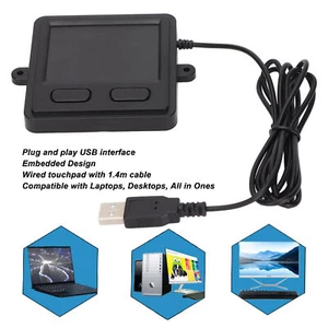 Wired USB Touchpad Portable Trackpad With Slide Touch Scroll And Zoom - Picture 1 of 22