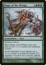 Shape of the Wiitigo Coldsnap HEAVILY PLD Green Rare MAGIC MTG CARD ABUGames