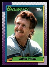 1990 Topps Robin Yount HOF Brewers #290 Centered Mint