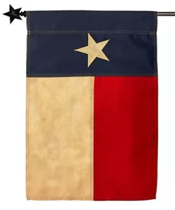 Bandera de casa de nailon cosida antigua de colección de Texas - Imagen 1 de 1