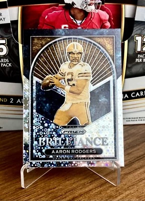 2022-23 Panini Prizm Football No Huddle Aaron Rodger Brillance Disco Silver  B-6 - Image 1 of 2