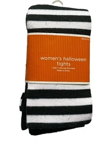 Medias de Halloween para mujer a rayas talla única 145-190 lb negro blanco - 25 - Imagen 1 de 5