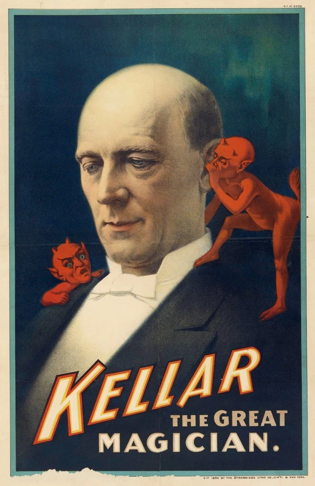 12853.Decor Poster.Room wall interior art.Kellar The Great Magician portrait - Image 1 of 1