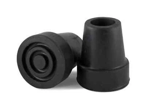 2 Pcs Cane Tips 3/4 Inch Heavy Duty Rubber Cane Tips Anti Slip TPR Replacement.. - Picture 1 of 2