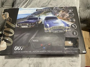 Micro Scalextric James Bond 007 Aston Martin DB5 & DBS Action Set.G1122 - Picture 1 of 2