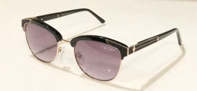 Caviar Sunglasses M4882 C24 51-18-145 Black/Gold Leather Made Italy Gorgeous UV - Image 1 of 4