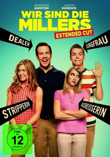 WIR SIND DIE MILLERS - JENNIFER ANISTON,JASON SUDEIKIS,EMMA ROBERTS   DVD NEW - Image 1 of 1