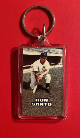 CHICAGO CUBS RON SANTO Key Chain Wrigley Field MLB Baseball SGA CHEVY CHEVROLET Cover