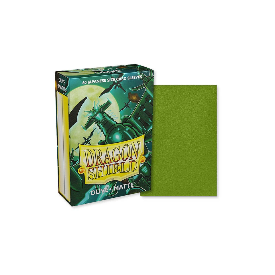 Dragon Shield Japanese Size Matte Sleeves (60) Olive - Bild 1 von 1