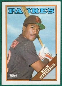 Stan Jefferson - 1988 Topps #223 - San Diego Padres Baseball Card - Picture 1 of 2